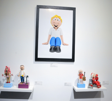 The Moonlighters gallery installation