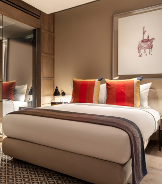 Guest room at The Londoner